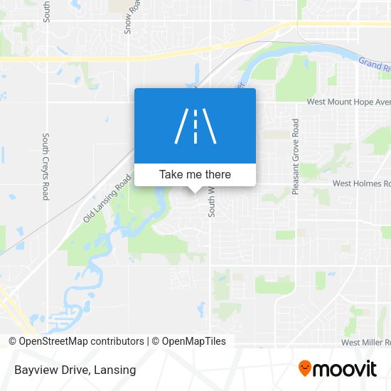 Mapa de Bayview Drive