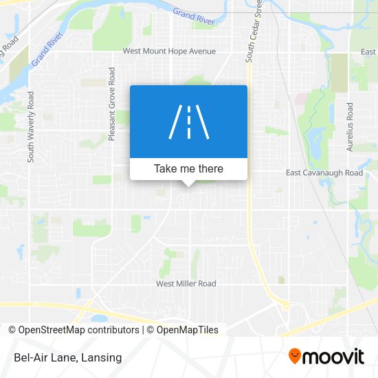 Mapa de Bel-Air Lane