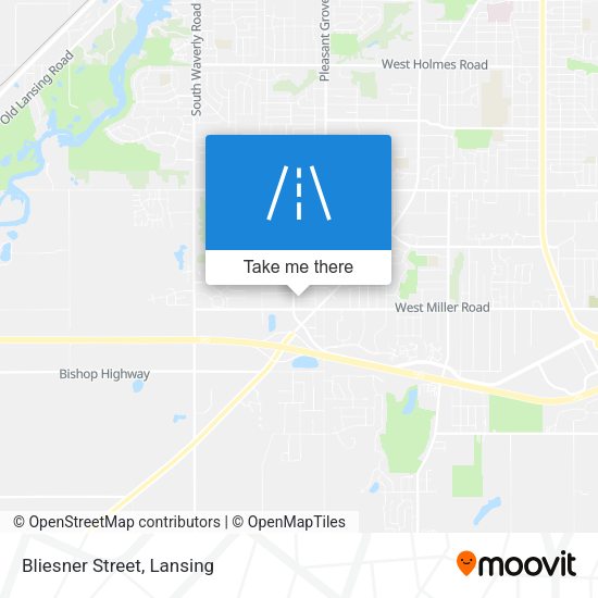 Mapa de Bliesner Street