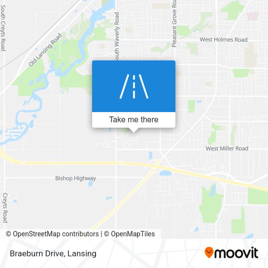 Mapa de Braeburn Drive