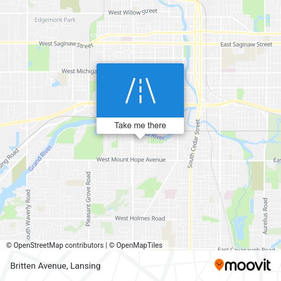 Mapa de Britten Avenue