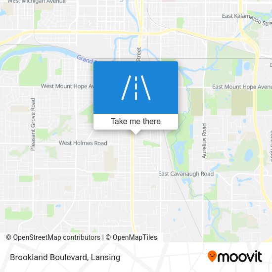 Brookland Boulevard map