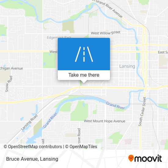 Bruce Avenue map