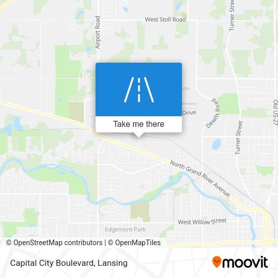 Mapa de Capital City Boulevard