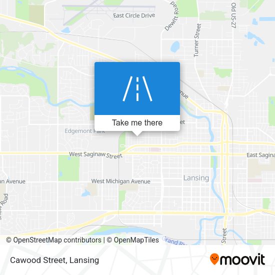 Mapa de Cawood Street