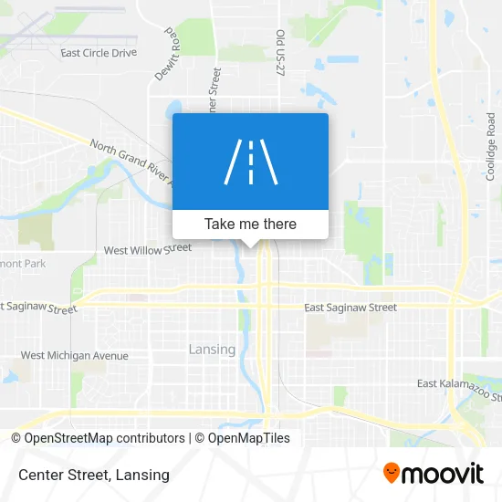 Center Street map
