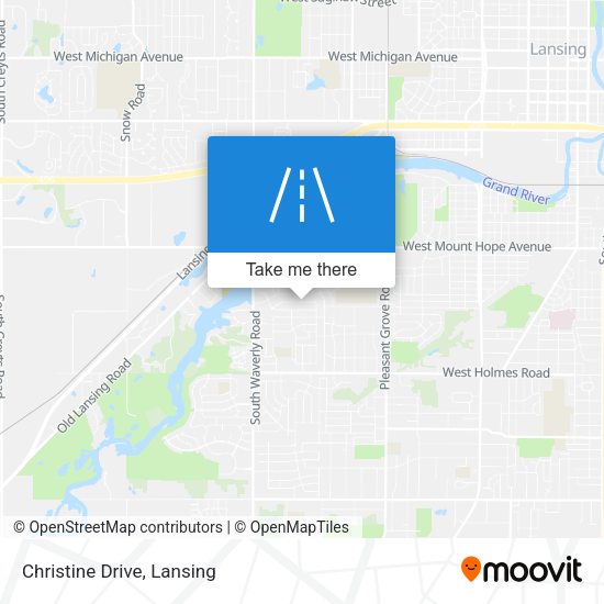 Mapa de Christine Drive
