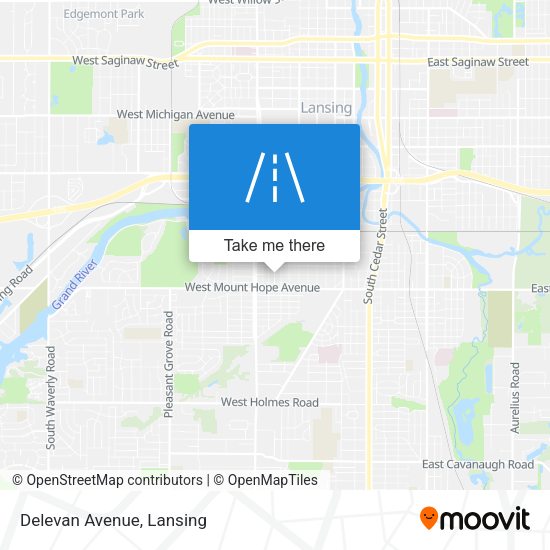 Mapa de Delevan Avenue