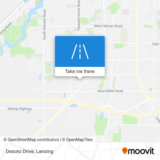 Desoto Drive map