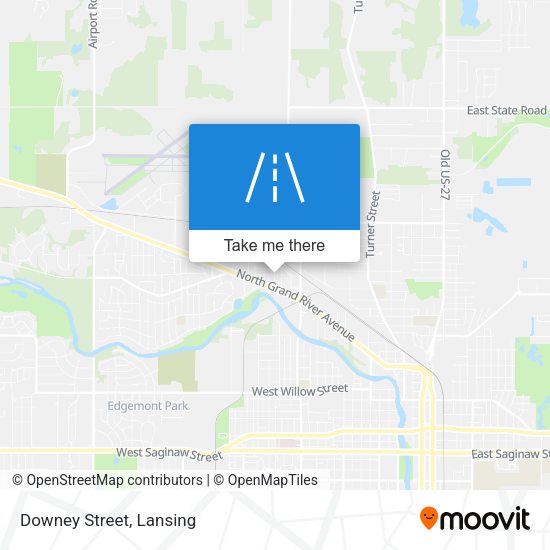 Mapa de Downey Street