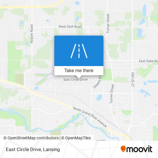 East Circle Drive map