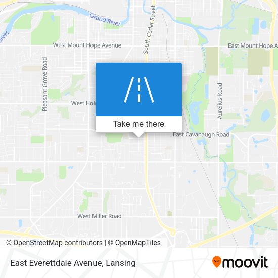 Mapa de East Everettdale Avenue
