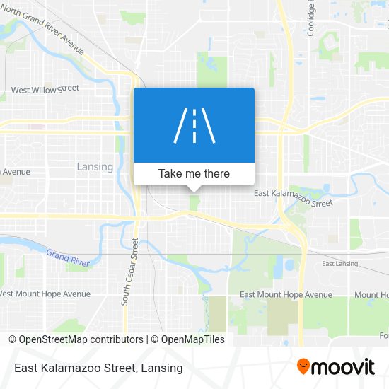 East Kalamazoo Street map