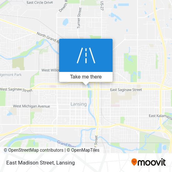 East Madison Street map