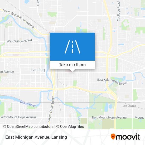 Mapa de East Michigan Avenue