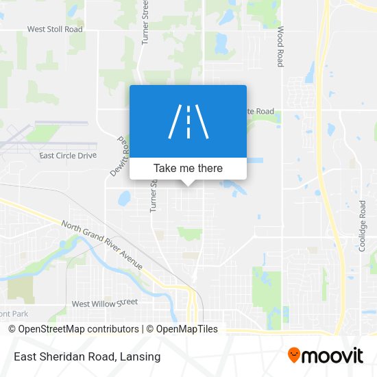 East Sheridan Road map