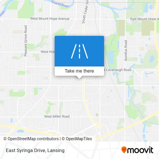 Mapa de East Syringa Drive