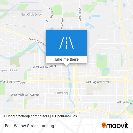 Mapa de East Willow Street