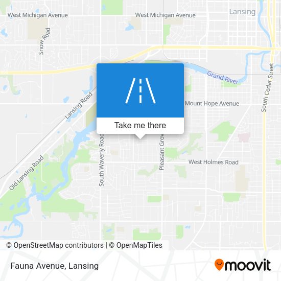 Mapa de Fauna Avenue