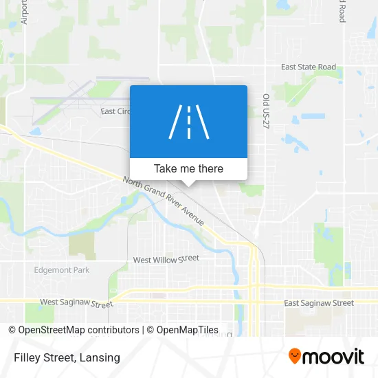 Filley Street map