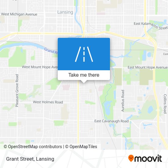 Mapa de Grant Street