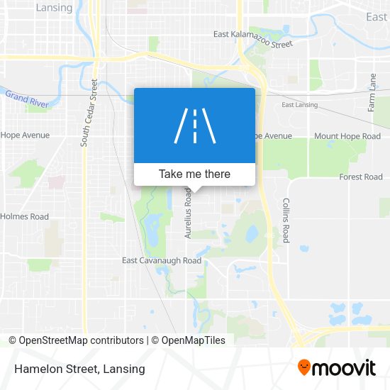 Mapa de Hamelon Street