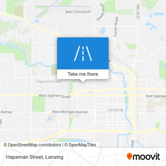 Hapeman Street map