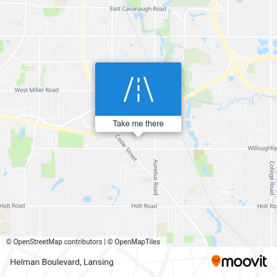 Mapa de Helman Boulevard