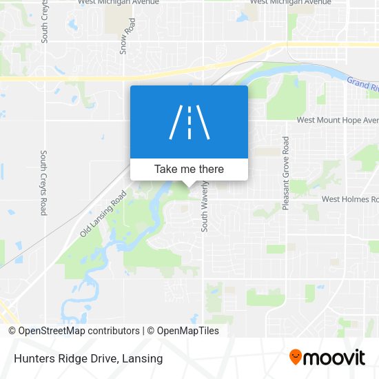 Hunters Ridge Drive map