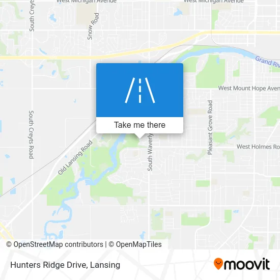 Hunters Ridge Drive map