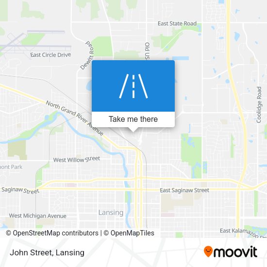 Mapa de John Street