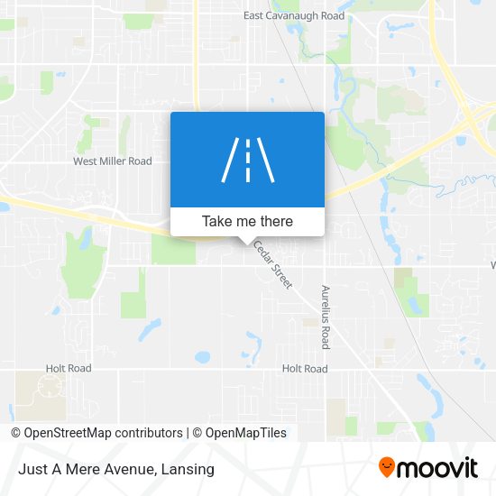 Just A Mere Avenue map