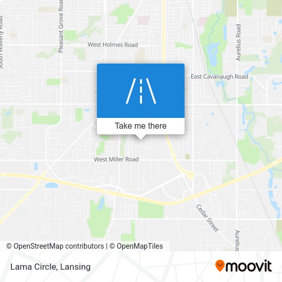 Mapa de Lama Circle