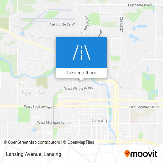 Mapa de Lansing Avenue