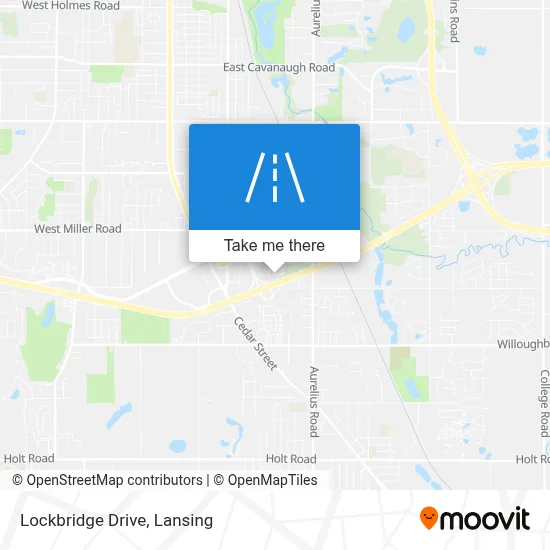 Lockbridge Drive map