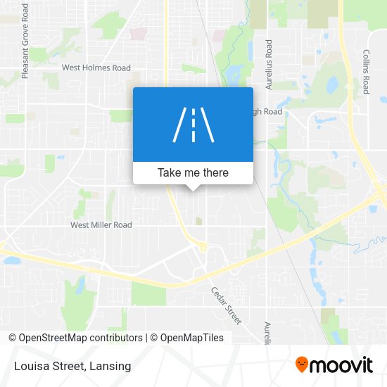 Mapa de Louisa Street