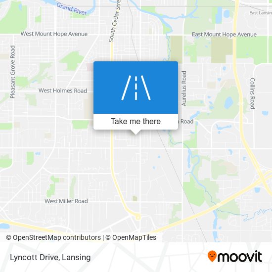 Lyncott Drive map