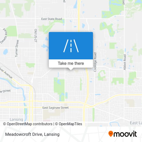 Mapa de Meadowcroft Drive
