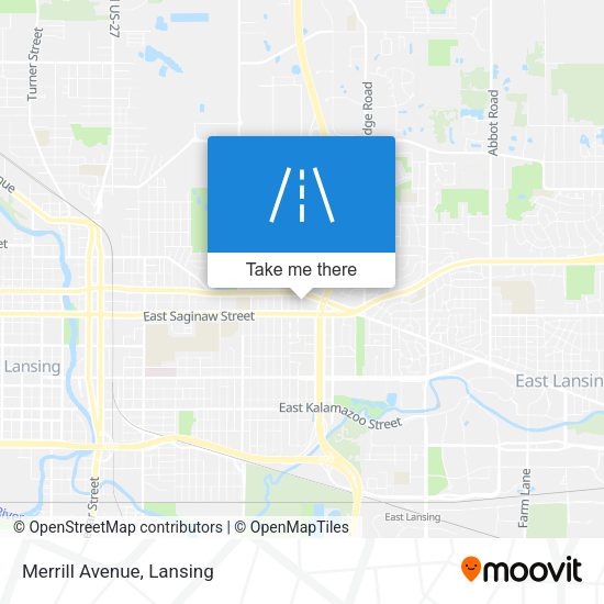 Merrill Avenue map