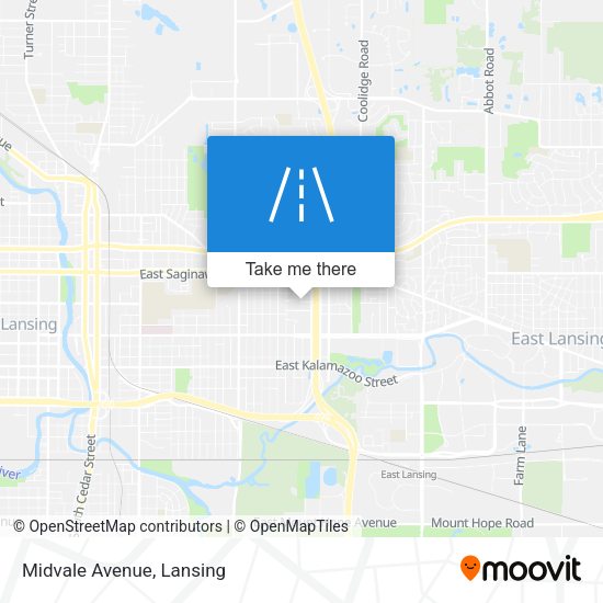 Mapa de Midvale Avenue