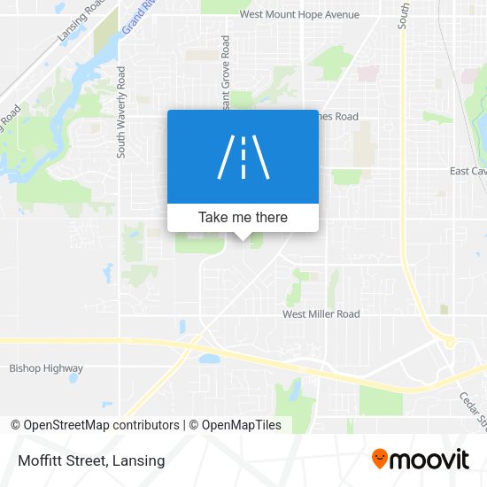 Moffitt Street map