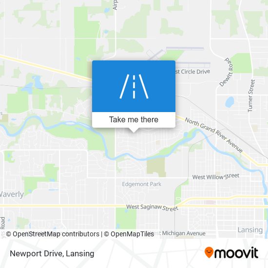 Newport Drive map