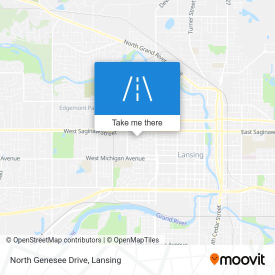 Mapa de North Genesee Drive