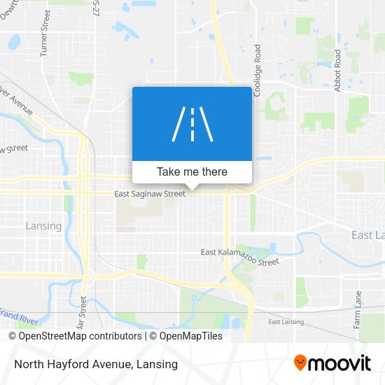Mapa de North Hayford Avenue