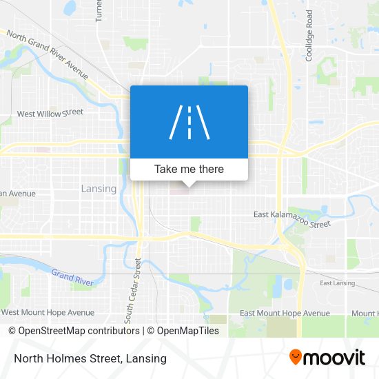 North Holmes Street map