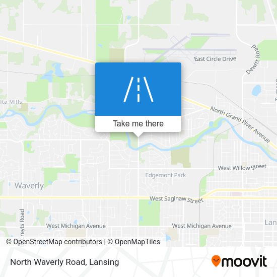 North Waverly Road map