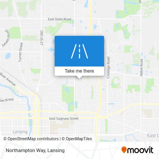Mapa de Northampton Way