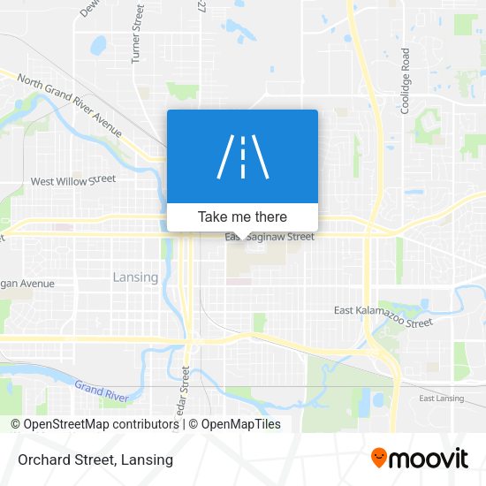 Orchard Street map