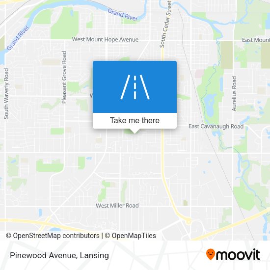 Mapa de Pinewood Avenue