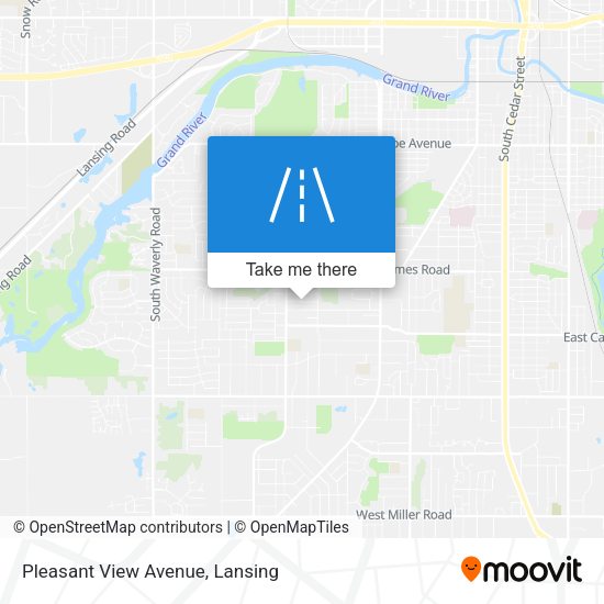 Pleasant View Avenue map